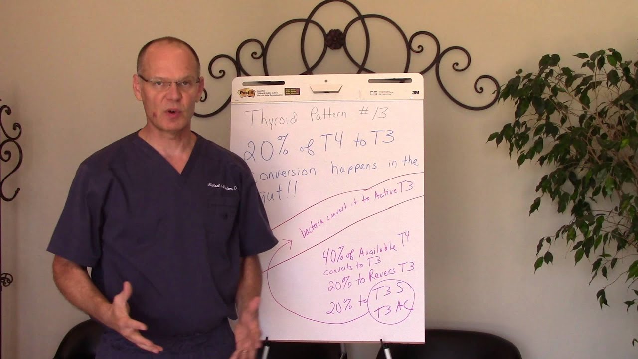 Thyroid Pattern # 13: Poor T4 to T3 Conversion due to gut issues
