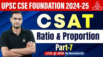 Ratio and proportion For UPSC CSAT 2024 Math