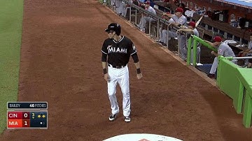 CIN@MIA: Valdespin opens up scoring with RBI single