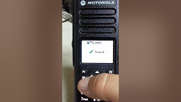 Motorola MotoTRBO Front Panel Programming FPP