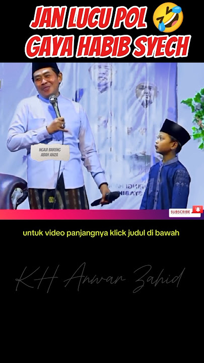 Kh Anwar Zahid's latest is the funniest #sholawatan #kyaianwarzahid #funny sermon