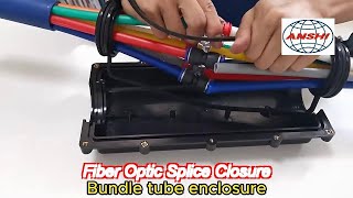 7 holes tdc ftth micro duct distribution microduct closure for fiber optical underground hdpe tube