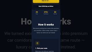 New Rideshare App Free lux #rideshare #uber #bolt #motivation #startup #investing #newyork #job