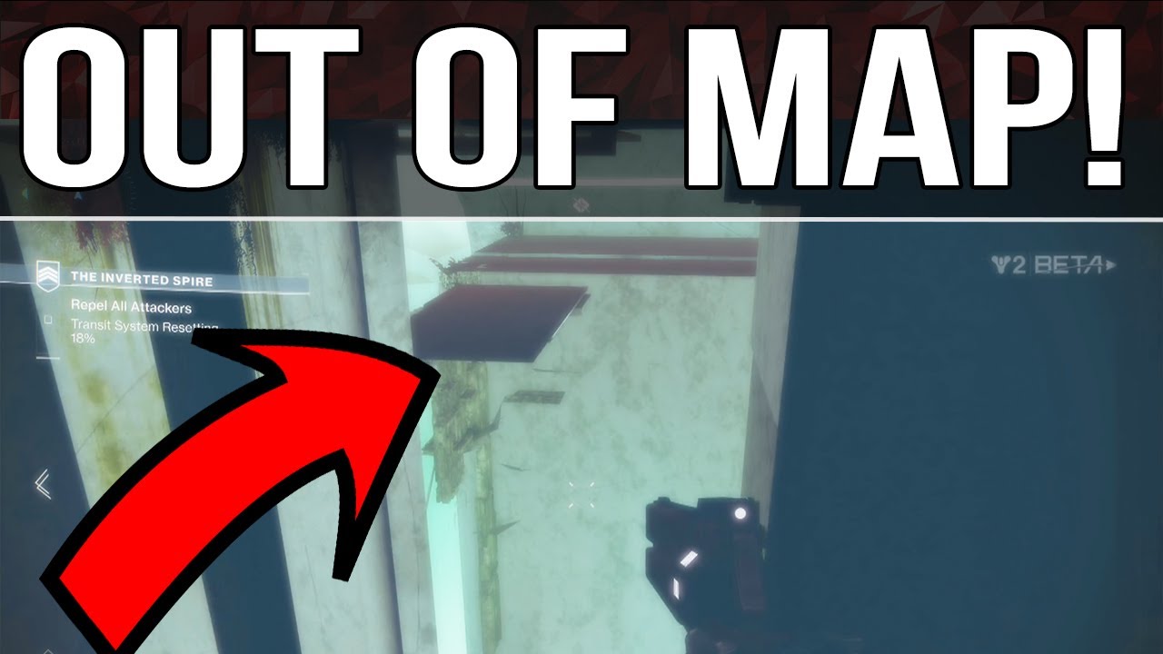 Destiny 2 Beta GLITCH - OUT OF MAP ON INVERTED SPIRE