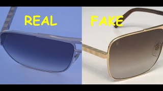 Louis Vuitton Attitude sunglasses real vs fake. How to spot fake