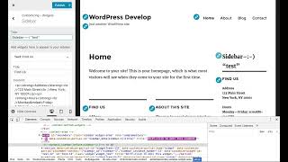 Customize Widget Sidebar Meta Demo