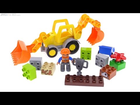 lego duplo excavator instructions