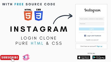 Instagram-clone using HTML & CSS #css3 #html5 #webdevelopment #frontenddeveloper