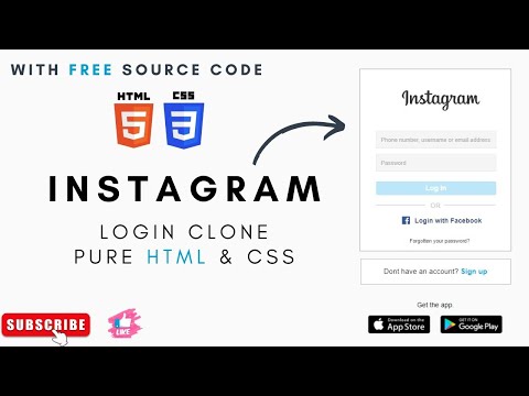 Instagram-clone using HTML & CSS #css3 #html5 #webdevelopment #frontenddeveloper