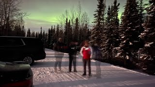 Northern lights / aurora borealis ,  fairbanks international airport Alaska  Travel vlog 🇺🇸