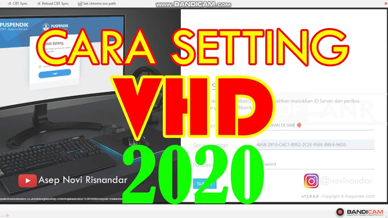 SETTING VHD UNBK 2020