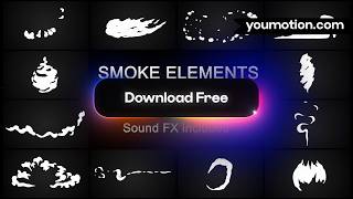 Free Flash FX Cartoon Smoke Fire & Smoke Pack For AE/PR/DR/FCPX
