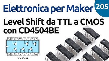 Level Shift da TTL a CMOS con CD4504BE - Video 205