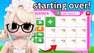 Starting Over with RAINBOW STROLLER in Adopt Me screenshot 1