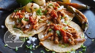 Tacos de Chuleta Marinada Asada