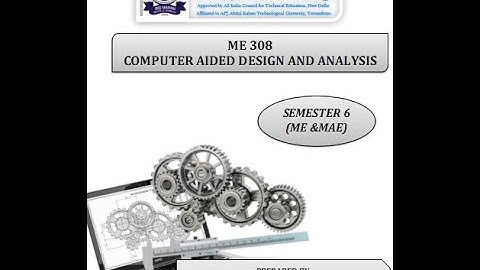 CAD KTU MODULE 1 LECTURE 1