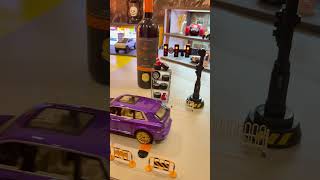 Speed Bump Challenge! 🚗💥 1:24 Model Car rolls royce spectre  #automobile #bumping #diecast