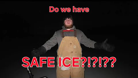 WE FOUND SAFE ICE!?!?!!  (December 8th 2025 Ice Report for Central Michigan!)