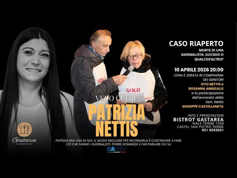 Video Vedo Oltre: il racconto shock sul caso Patrizia Nettis a Castel San Pietro Terme
