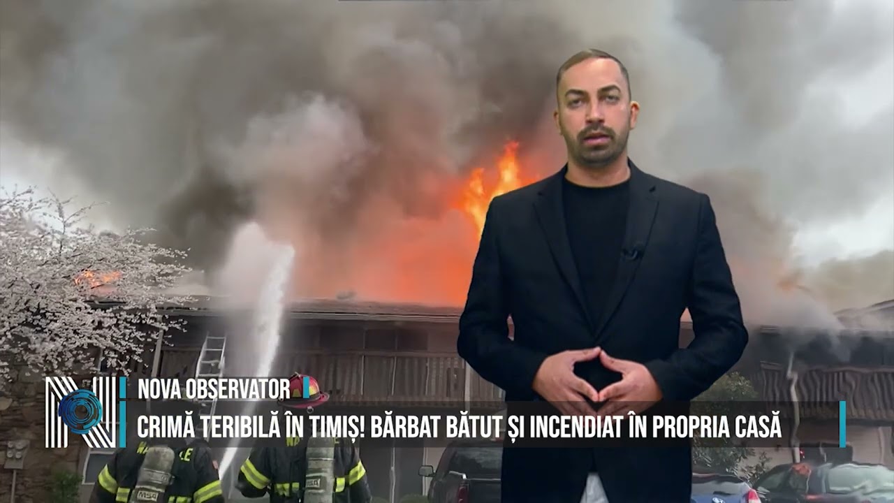 CRIMĂ TERIBILĂ ÎN TIMIȘ! BĂRBAT BĂTUT ȘI INCENDIAT ÎN PROPRIA CASĂ