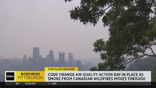 Code Orange Air Quality Action Day in place as smoke from Canadian wildfires moves through Western P
