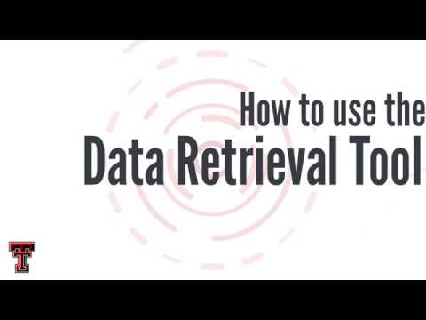 Data Retrieval Tool - YouTube