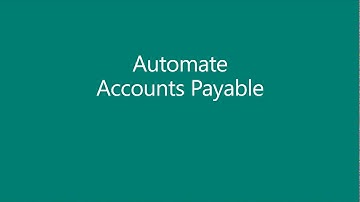 Automate Accounts Payable in Business Central