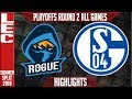 RGE vs S04 Highlights ALL GAMES | LEC Summeer 2019 Playoffs Quarterfinals | Rogue vs Schalke 04
