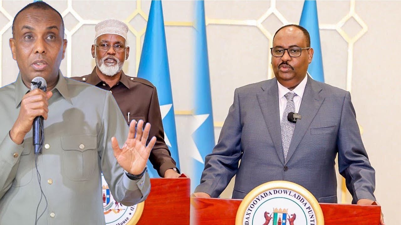 DEG-DEG: Raisul Wasaare Xamsa Cabdi Barre oo Weerar afka ah ku qaaday Saciid Deni & Axmed Madoobe.