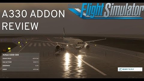 Microsoft Flight Simulator A330-300 FREEWARE Addon Review (Download in the description)