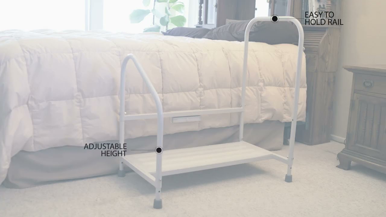 Introducing Step2bed Bedside Adjustable Safety Step Stool YouTube