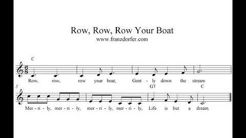 Row Row Row Your Boat for Clarinet Beginners