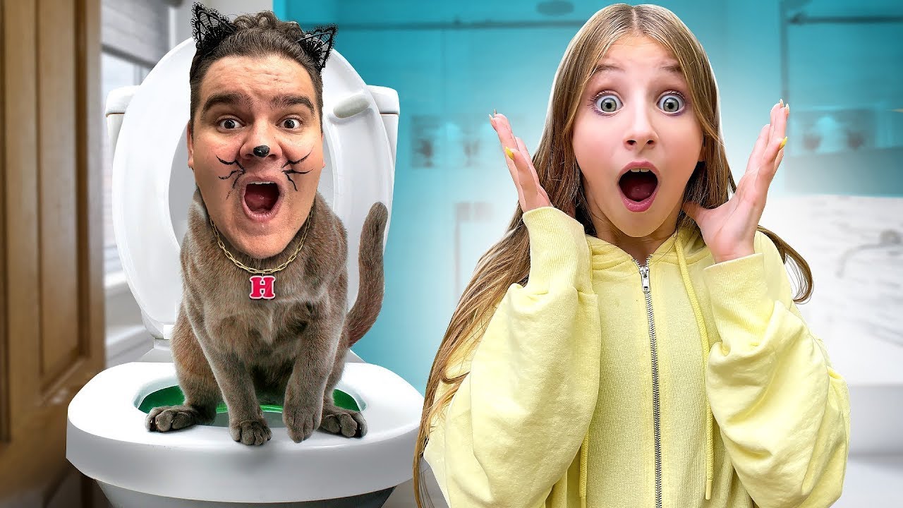 ჩემი ძმა 24 საათის განმავლობაში კატად იქცა 😯 მის ნიკოლი