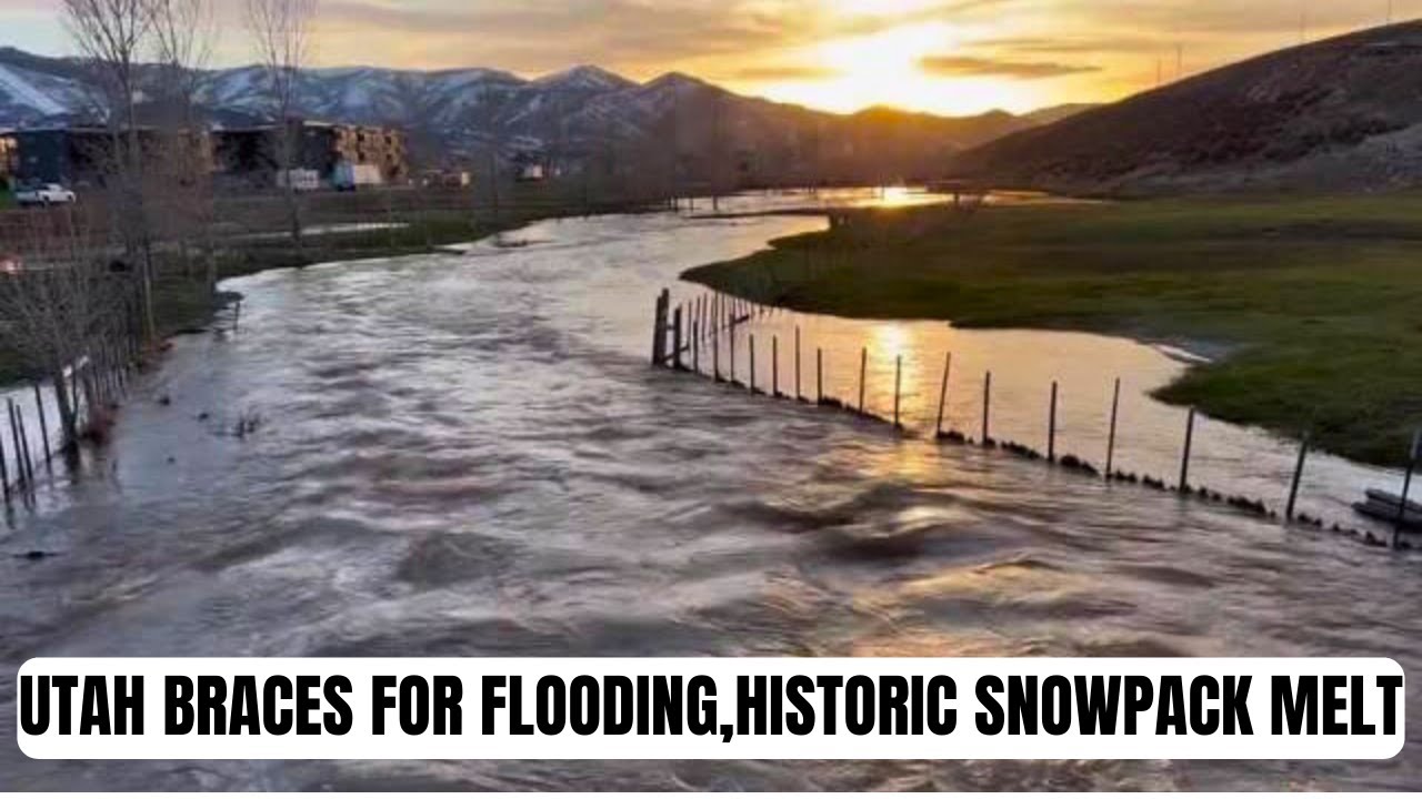 Utah braces for flooding, historic snowpack melt - YouTube