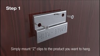 Eagle Aluminum Z Clip Panel Clips
