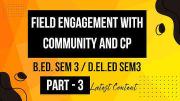 Field Engagement with community and Cp | BEd sem 3 | DElEd sem3 | Visit to urban slum school |#gndu