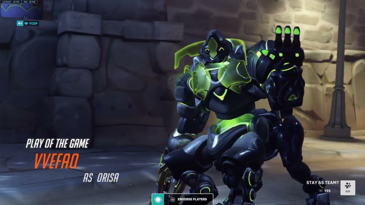 OW 2 pot Orisa LoL