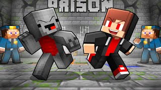 Dark JJ and Mikey ESCAPE From Prison - Maizen Minecraft Animation