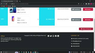 Design a responsive purchase history page using HTML, CSS, JavaScript and Bootstrap