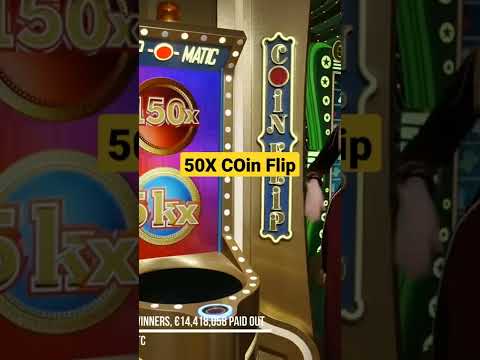 Coin Flip 50x 5000x Big win #crazytime #casino #onlinecasino #short #ytshorts #viral