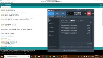 Ultrasonic sensor dengan nodemcu | thinger.io