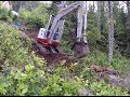 Blazing New Trails with Mini Excavator - Off Grid Cabin - Part 1