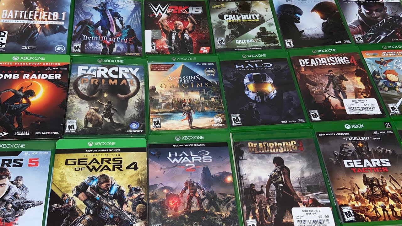 Xbox One Video Game Collection 2021 