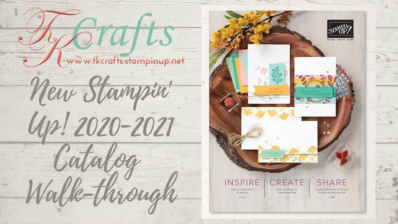 New 2020-21 Stampin' Up! Catalog Walk-through