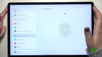 How to Add Fingerprint on Lenovo Yoga Tab Plus 12.7