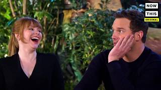 Dinosaur Trivia With Bryce Dallas Howard And Chris Pratt June 2018 Nowthis