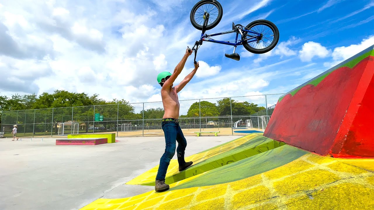 Unique Riding At A Unique Skatepark!