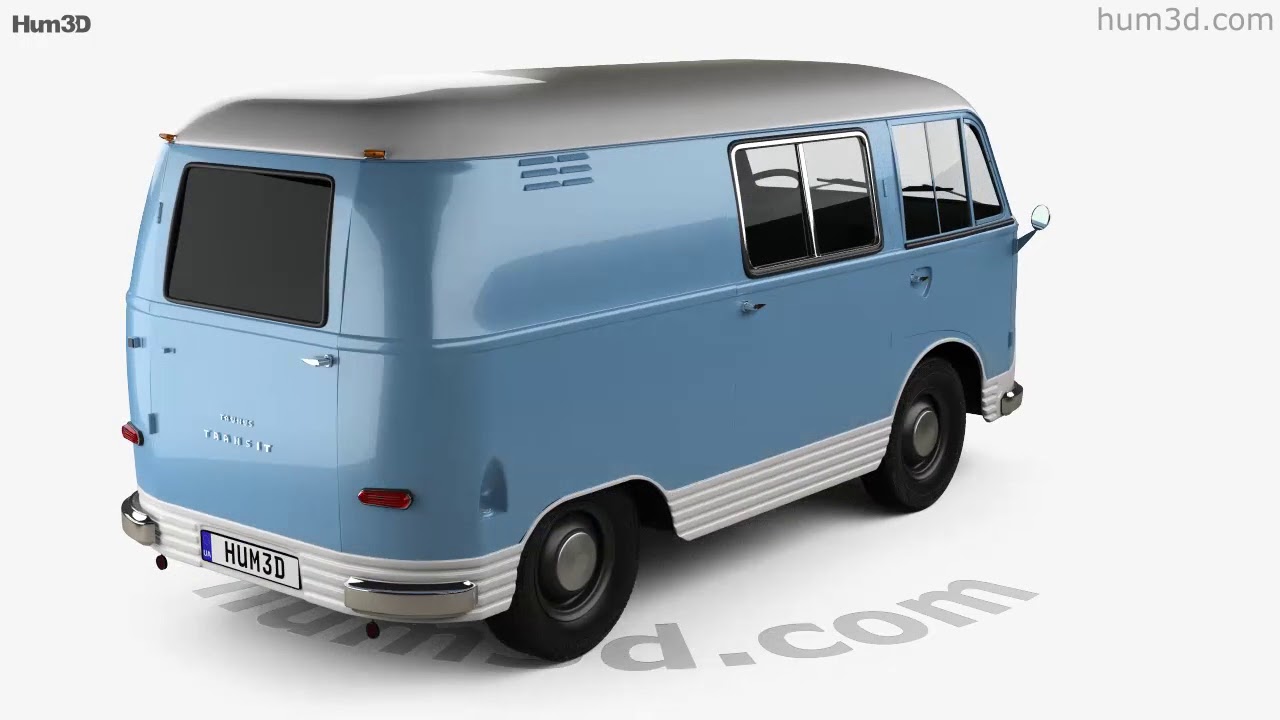 Ford Taunus Transit Fk1250 1963 3d Model By Hum3d Com Youtube