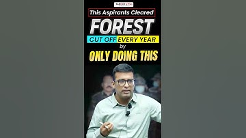 How This One Trick Pushed Him Above UPSC Forest Cut-Off Everytime !!