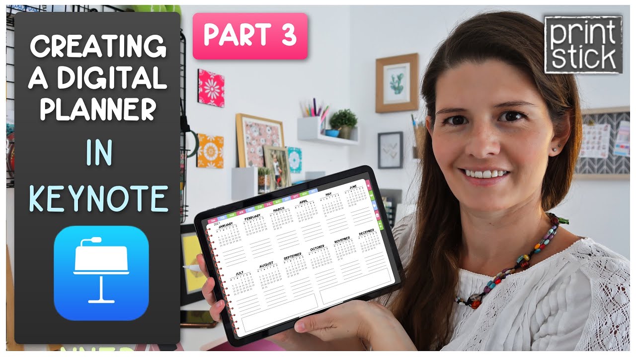 How To Make Your Own Digital Planner On IPad KEYNOTE Editable Planner How To Make Your Own Digital Planner On IPad KEYNOTE Editable Planner